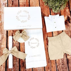 Calção e Camisa em linho (modelo 4)